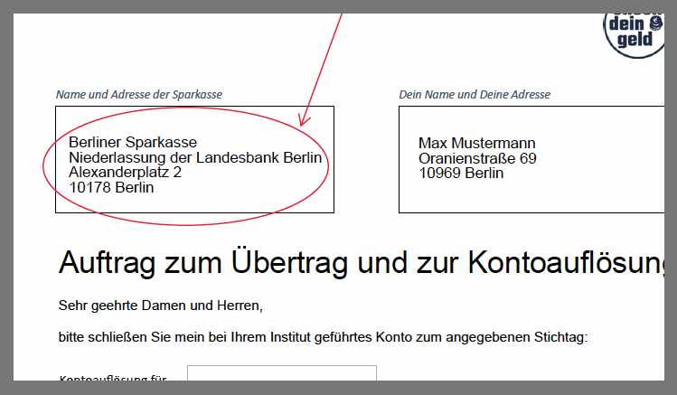 Bei Berliner Sparkasse Konto kündigen - so geht's